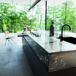 Aplikace 3D dekoru ve vizualizaci.(Pearl Lava, TechniStone®).