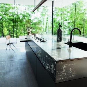 Aplikace 3D dekoru ve vizualizaci.(Pearl Lava, TechniStone®).