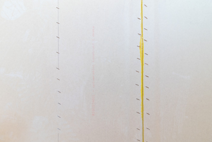 Konstrukční sádrokartonová deska RigiStabil od firmy Rigips.