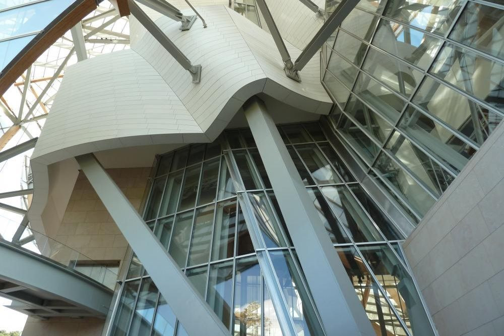 Gehry Partners, Fondation Louis Vuitton, detail fasády, foto