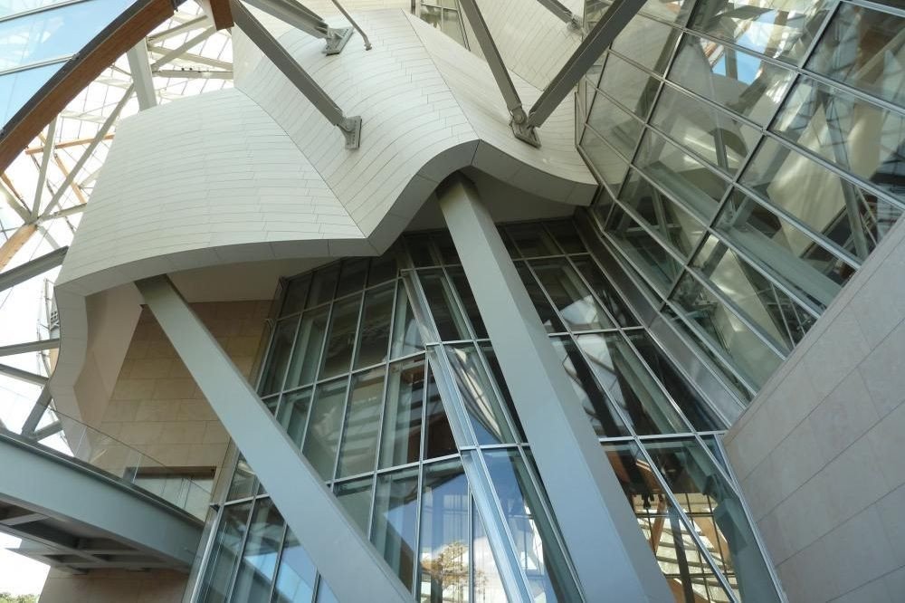 Gehry Partners, Fondation Louis Vuitton, detail fasády, foto