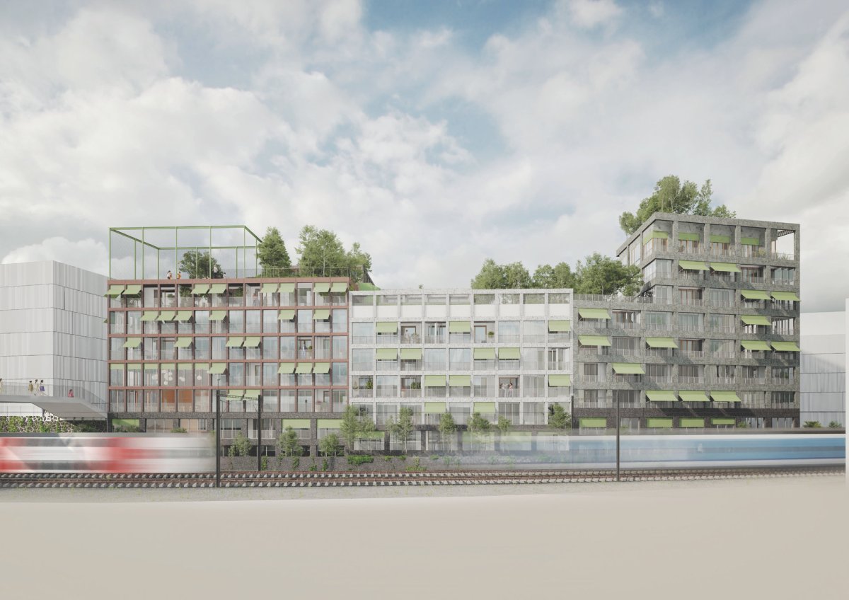 Blok B05 - re:architekti (CZ), baukuh studio associato (IT), Atelier Kempe Thill (DE)