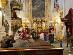 Rozloučení s knížetem v kostele Panny Marie pod řetězem