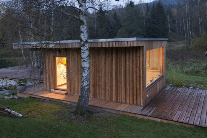 Architektonický ateliér Hilpert, Saunadomek – foto