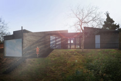 Víkendový dům nad lomem, BLOK architekti, vizualizace