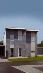 Příklady použití fasádních obkladových desek - foto