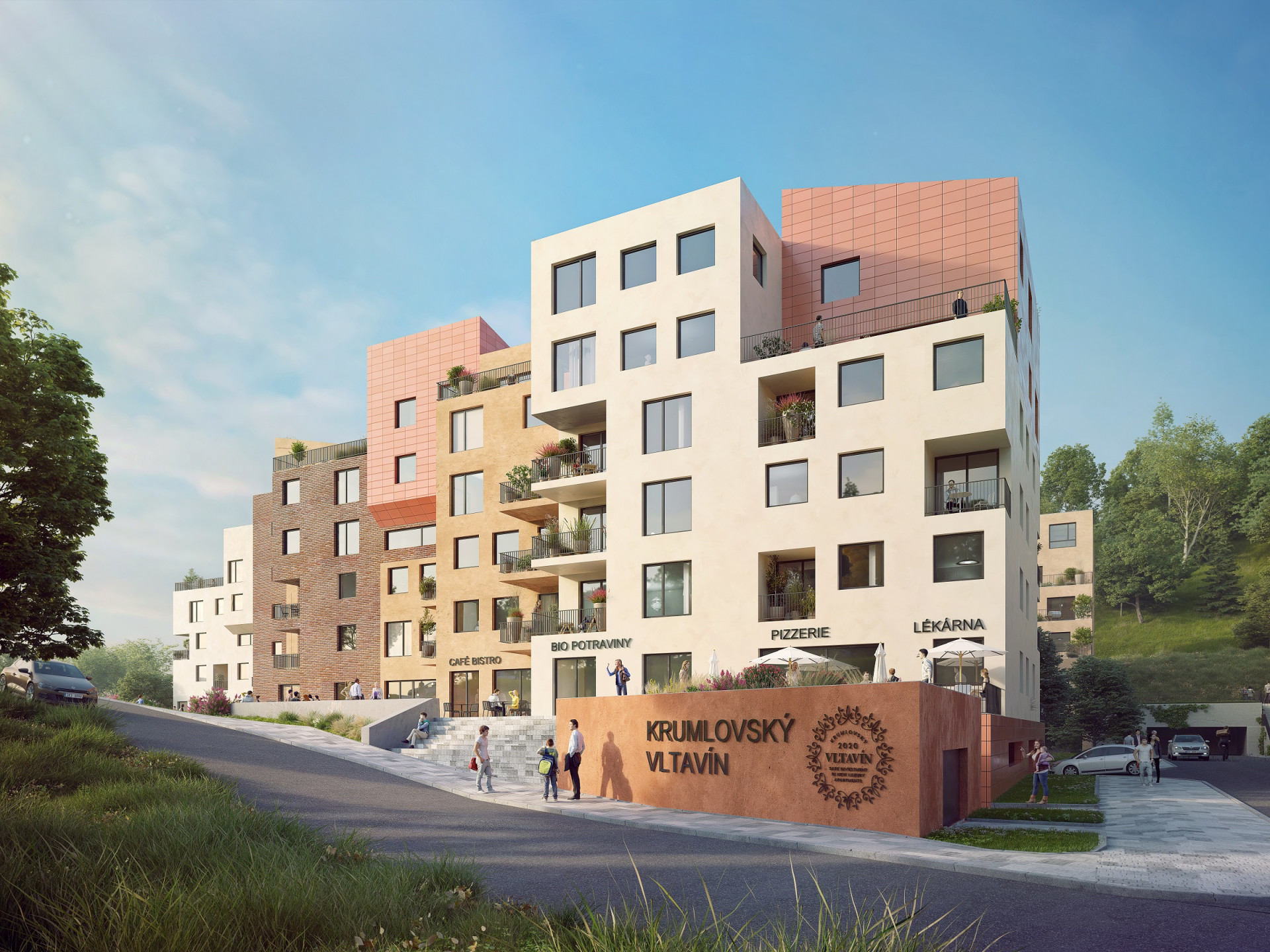 Průmyslový areál v Českém Krumlově přemění studio A8000 na bytový komplex