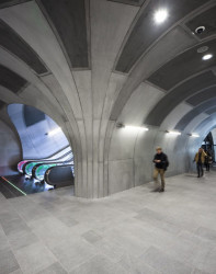 Stanice metra Loren od Arne Henriksen Arkitekter a MDH Arkitekter