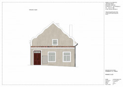 Rekonstrukce domu v Třeboni, Markéta Cajthamlová, Petra Pelešková, pohled z ulice
