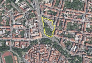 Lokalita pro novou budovu multifunkčního centra v Českých Budějovicích - foto