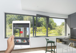 Inteligentní systém Schüco IoF vytváří digitální dvojče jednotky a poskytuje například informace o použitých materiálech, uhlíkové stopě, zárukách a historii údržby