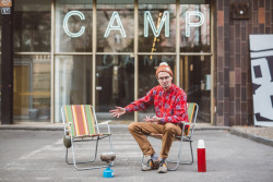 Camping s Ondřejem Cihlářem.