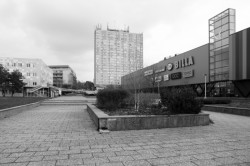 Revitalizace parku a náměstí Krakov v Bohnicích, původní stav, Rusina Frei architekti.