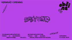 Pozvánka na výstavu spolku Občina