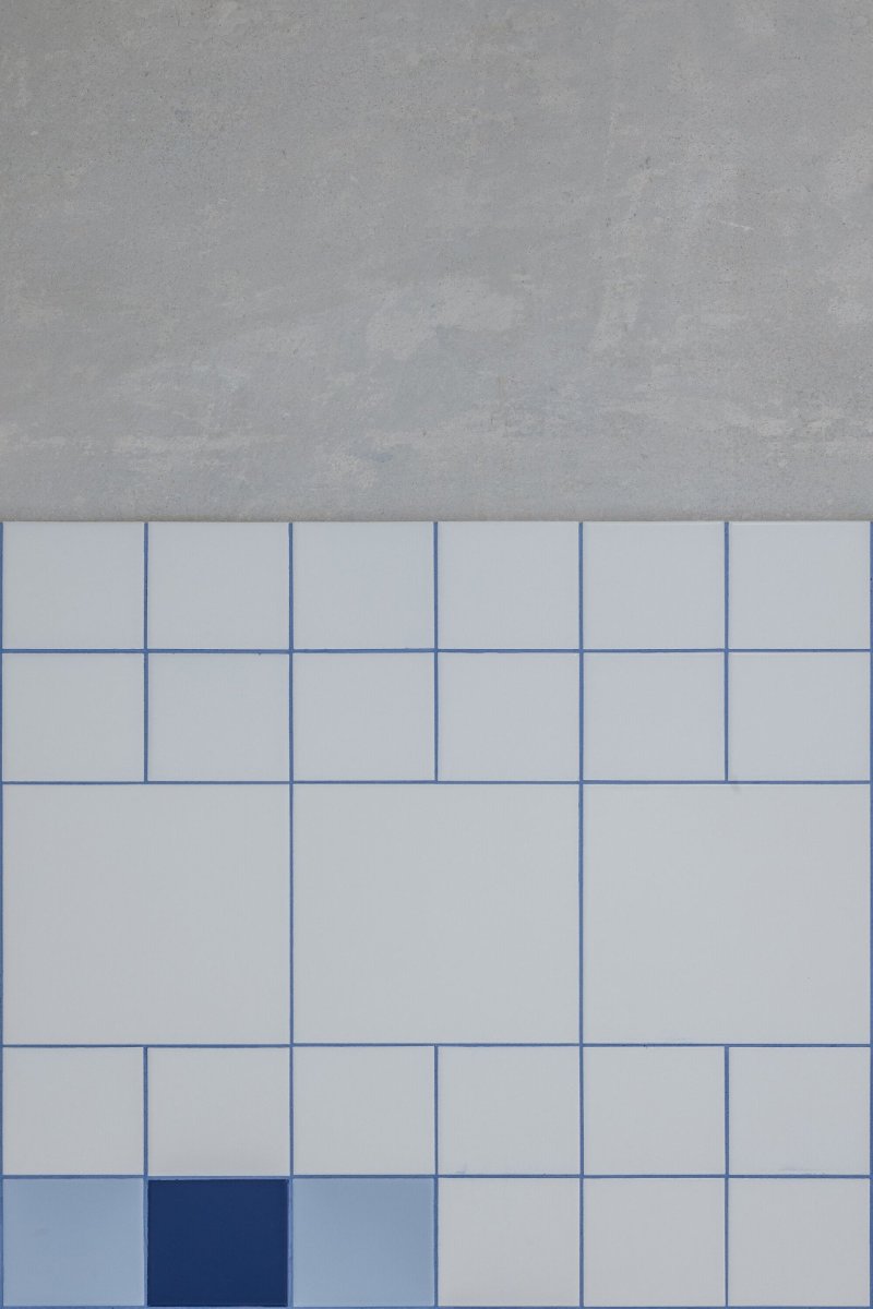 Detail obkladu (Bistro Ramencraft v Praze, SAO Architekti)