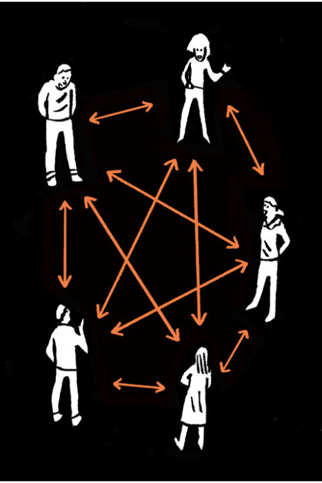 Ilustrace Alexeye Klyuykova pro Kampus Hybernská