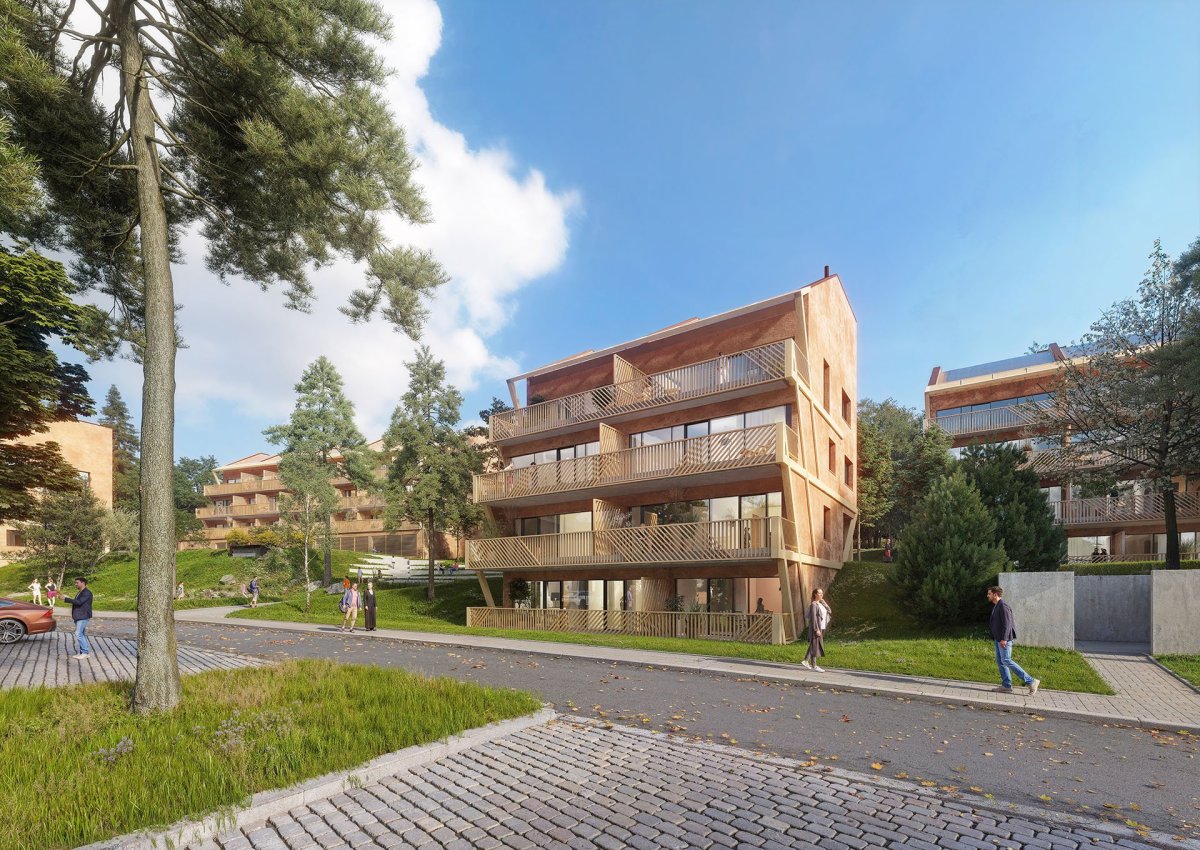 Vizualizace nové výstavby Korzo Lipno