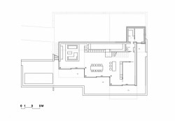 Vila v Beskydech, půdorys 1NP, TREF-Architekti