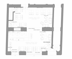 DMAE Architects, STORY Café, půdorys – foto