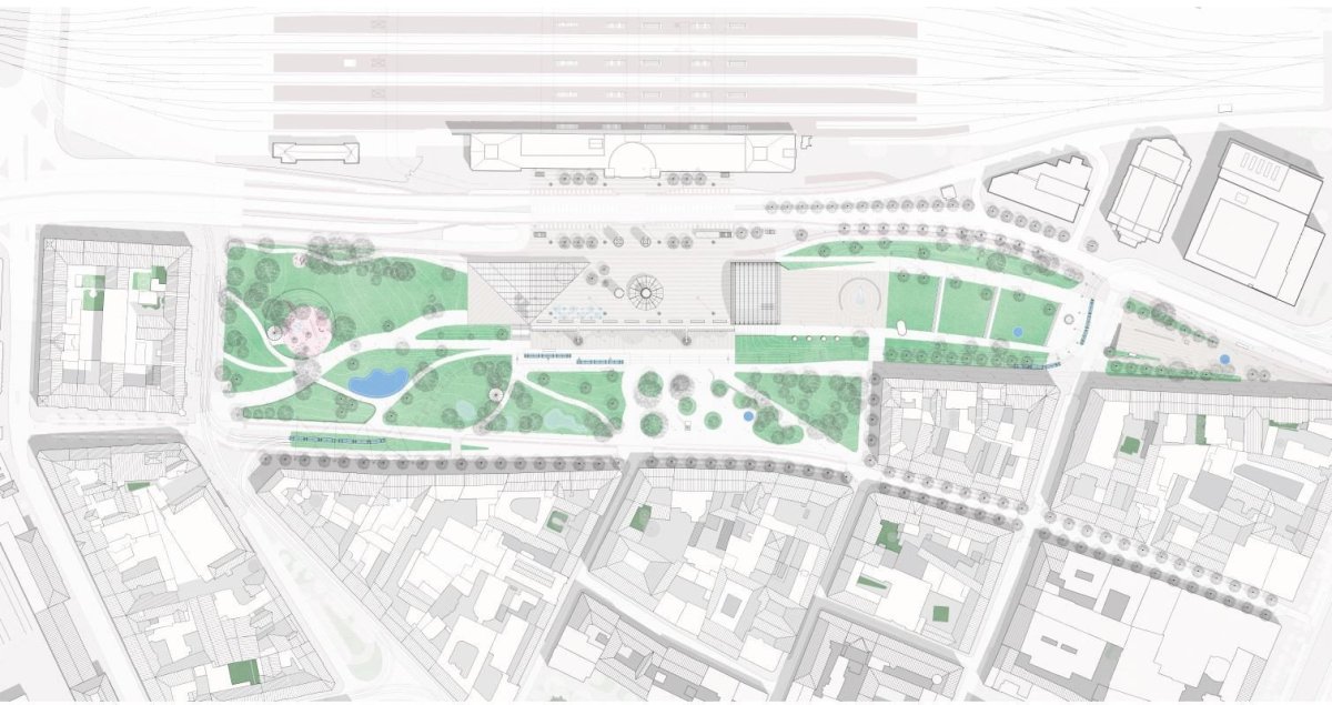 3. místo - re:architekti+baukuh+YellowOffice: Situace
