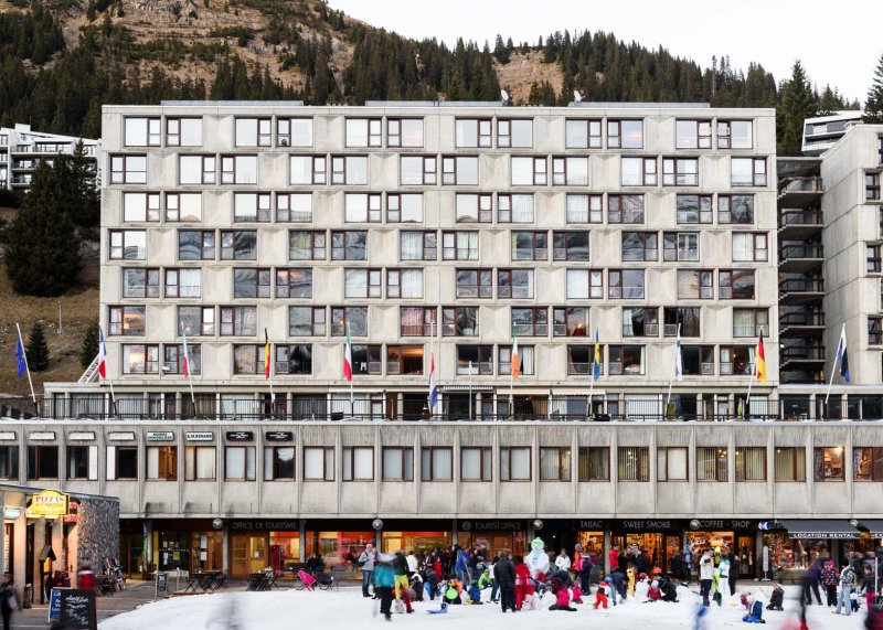 Brutalistní lyžařský rezort Flaine ve Francii, Marcel Breuer © Alastair Philip Wiper