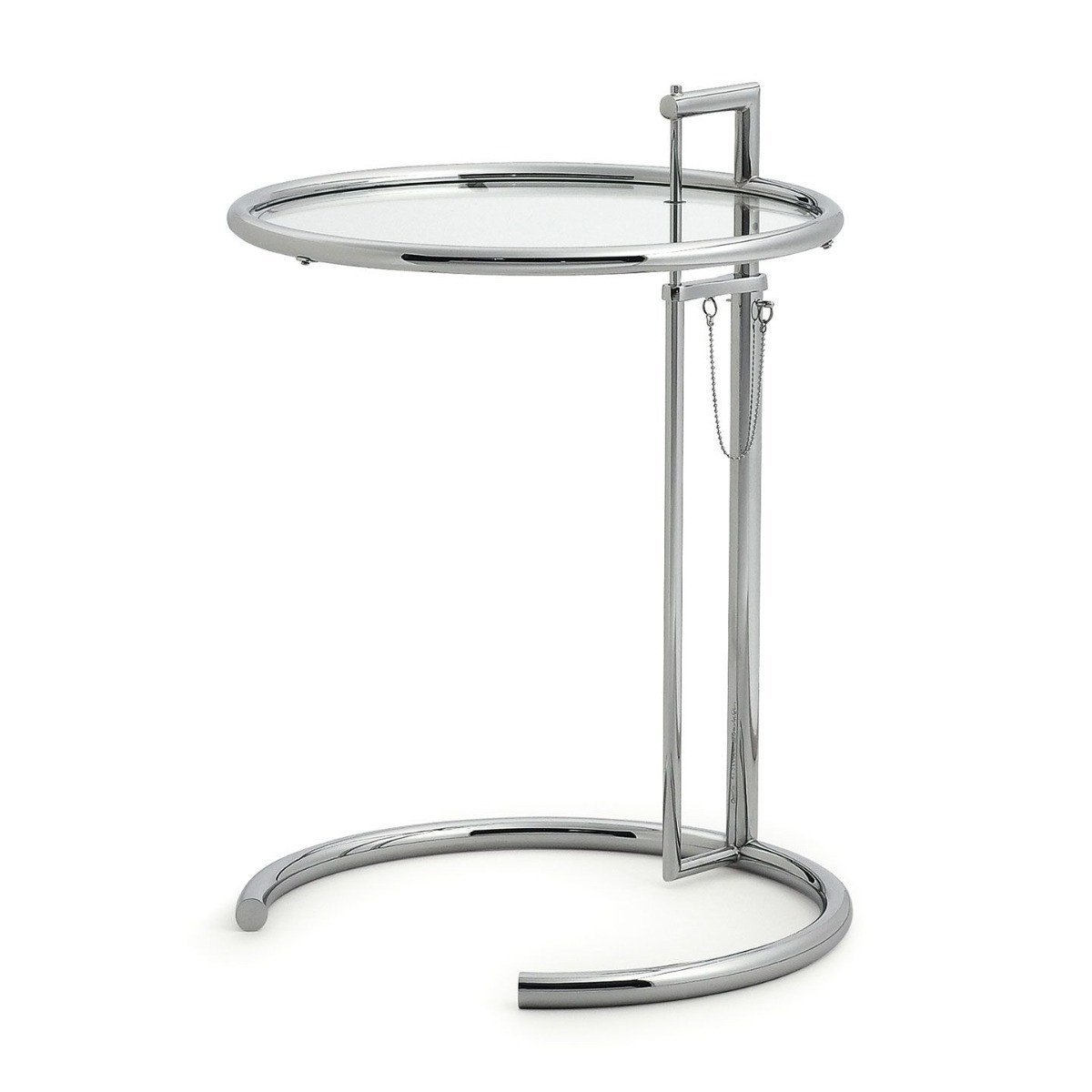 Přímo pro vilu E-1027 navrhla Eileen Gray také tento slavný stolek