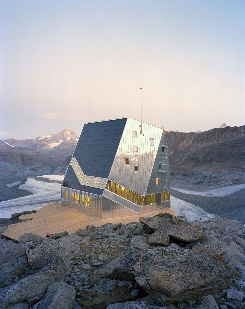 Horská chata Monte Rosa, Bearth & Deplazes Architekten