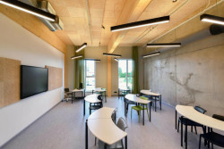 Základní školy EXUPERY s akustickými obklady Acutec