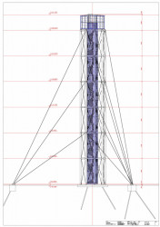Rozhledna Kraličák, Huť architektury Martin Rajniš, výkresy