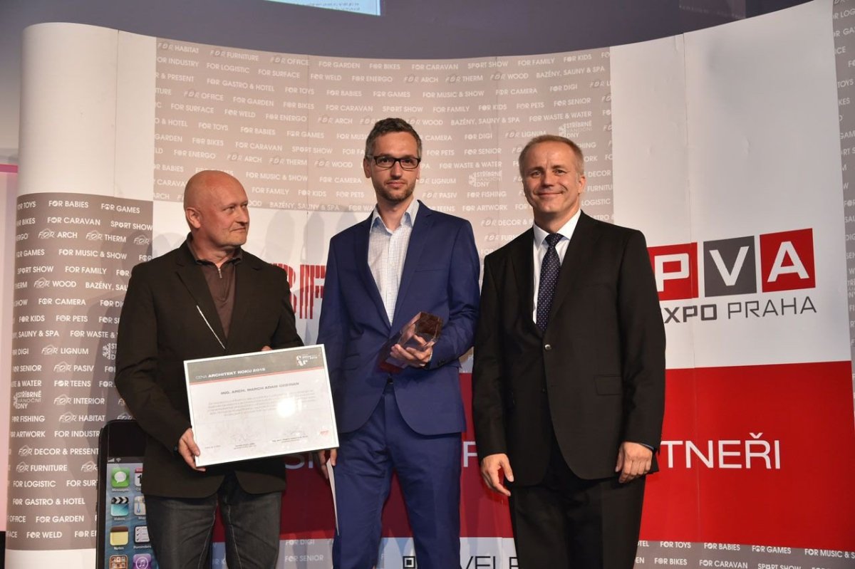 Adama Gebrian Architektem roku 2015 - zdroj fotografií