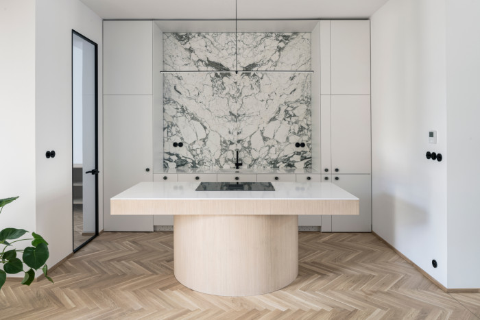 Interiér bytu HLB, Kuklica Smerek architekti / Peter Kuklica, Martin Smerek, Juraj Hubinský