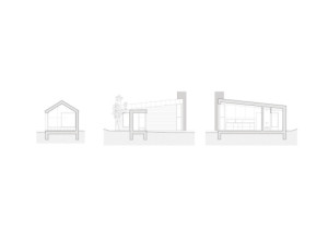 Pohled 2 (Dům inspirovaný australskou architekturou; Anna Koukolová architekti)