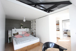 Marek Svoboda, Podkrovní byt Praha 7, ložnice - foto