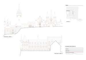 Červený zámek v Hradci nad Moravicí, ATELIER 38/ Jan Zelinka, Luděk Valík, výkresy