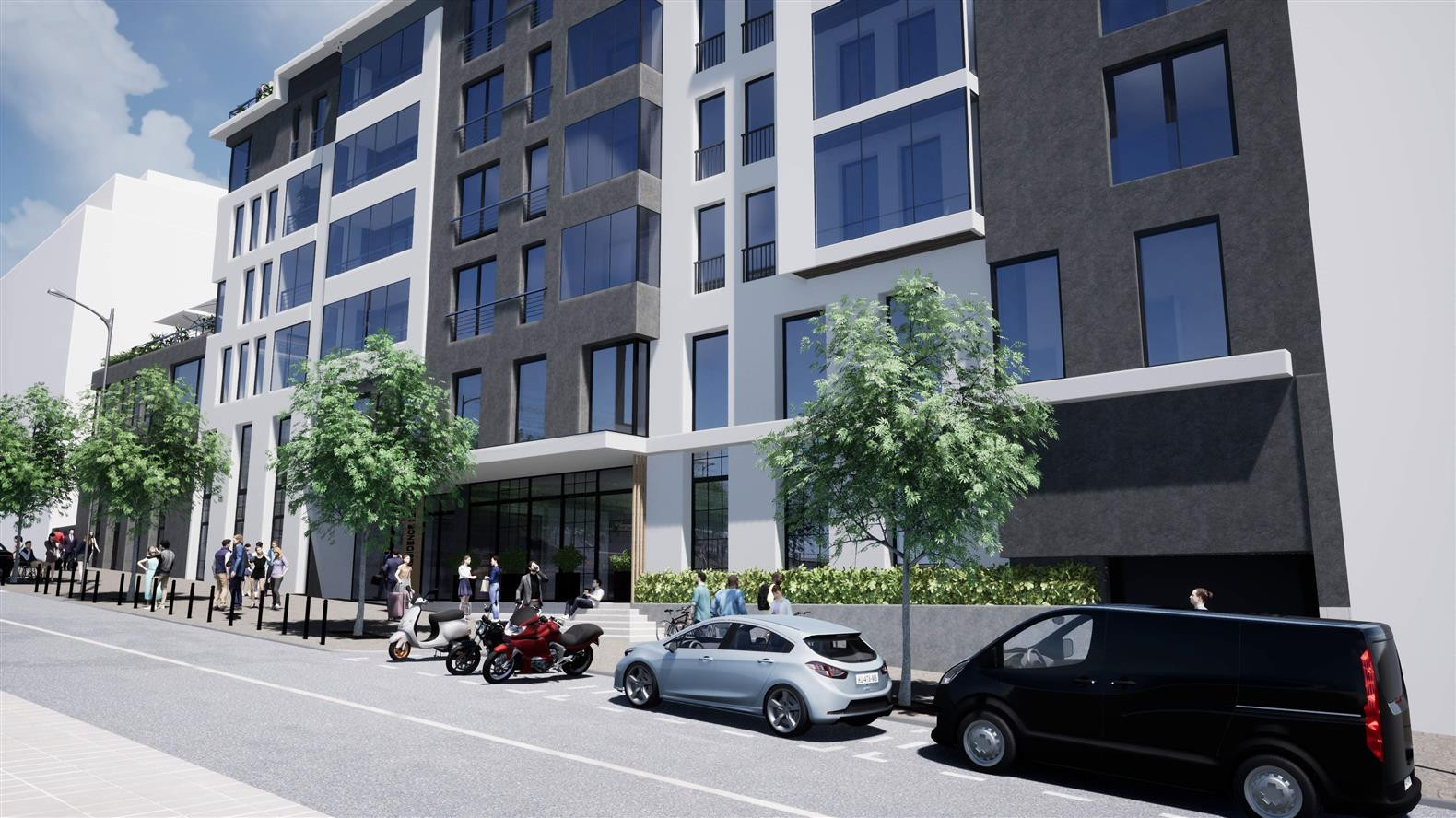 Polyfunkční dům v Bělehradské na Praze 2