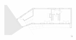 3+1 architekti, Přístavba rodinného domu v Bořislavi, půdorys 1. NP – foto
