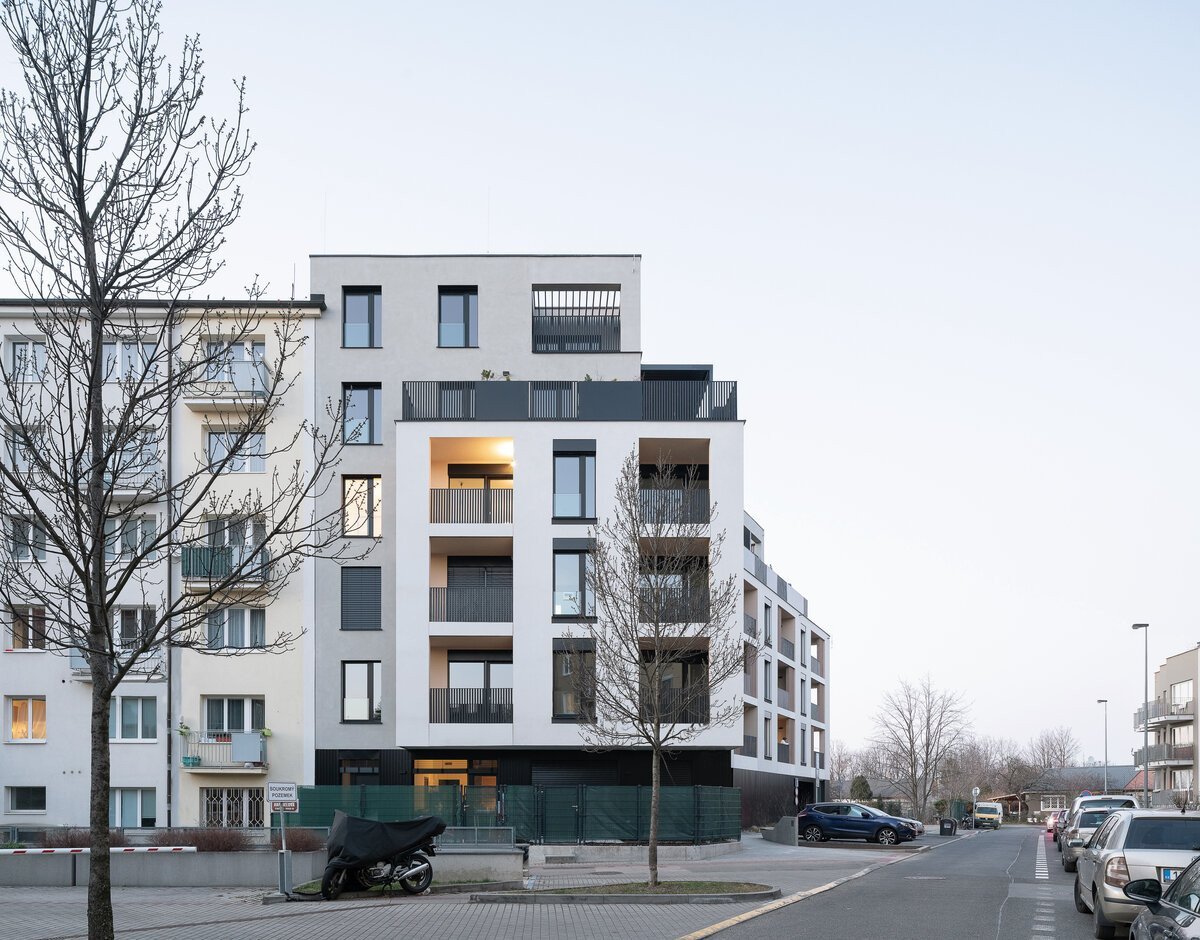 Bytový dům Rezidence Michelangelova, Podlipný Sladký architekti s.r.o. - Šetrná stavba