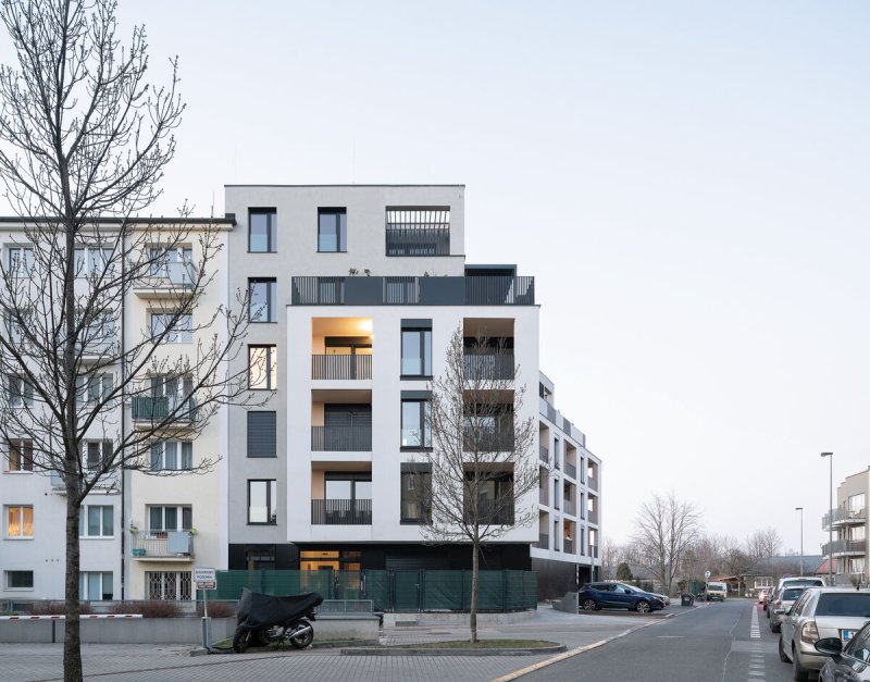 Bytový dům Rezidence Michelangelova, Podlipný Sladký architekti s.r.o. - Šetrná stavba