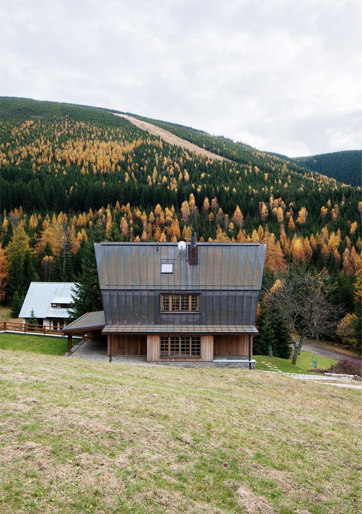 Přestavba chaty ve Svatém Petru, Znamení čtyř - architekti