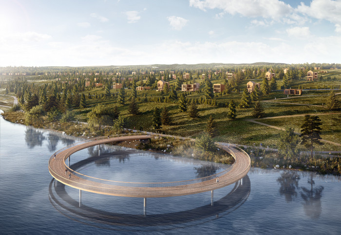 Vizualizace proměny jezera Medard