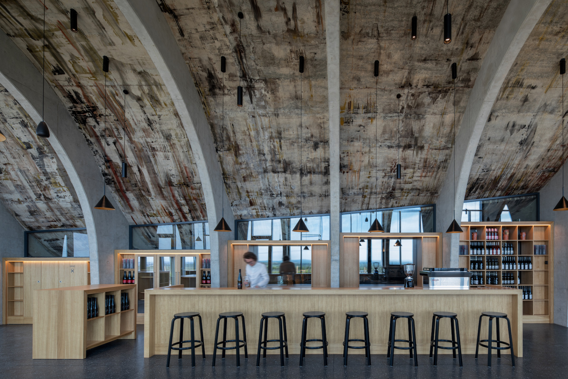 Sídlo Vinařství LAHOFER v Dobšicích u Znojma, Chybík+Krištof