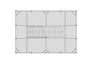 Věž na Dubni, půdorys 6NP, FKF Design