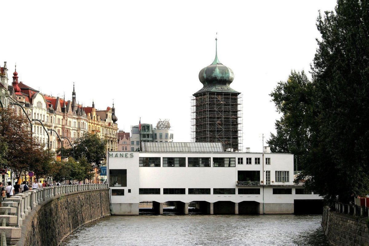 Otakar Novotný, budova spolku Mánes, 1930, foto
