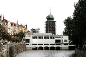 Otakar Novotný, budova spolku Mánes, 1930, foto