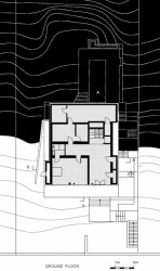 Najjar & Najjar, luxusní přestavba vily ze 60. let, 1.NP, výkres