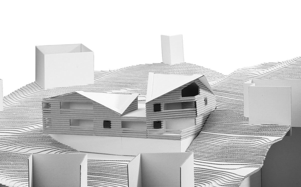 Model, Twisted, bergmeisterwolf architekten, Italy,