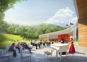 Návrh české ambasády ve Washingtonu, zvítězili Chalupa Architekti.