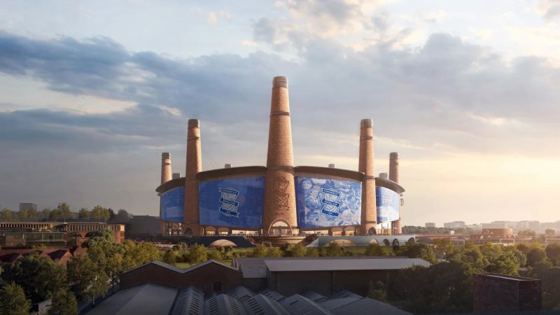 Vizualizace nového fotbalového stadionu v Birminghamu od studia Heatherwick a MANICA Architecture