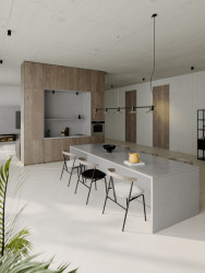 Technistone přichází s pěti novými designy tvrzeného kamene v kolekci La Natura - na obrázku design Badal Grey 