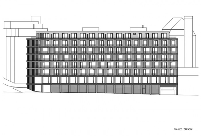 Rezidence Prachnerova, A.LT Architekti, pohled